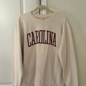 Pressbox Cream Ribbed Top